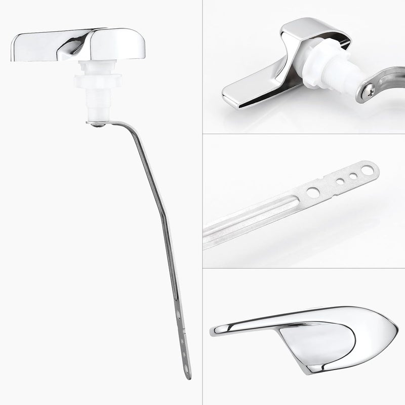 LavishStream Toilet Handle for Kohler 87115-CP Left Trip Lever Service Kit, Toilet Handle Replacement Kit Side Mount, Toilet Tank Lever, 1-Pack Polished Chrome - Image 4